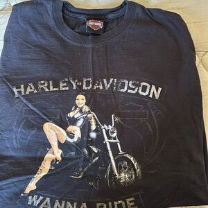 Men’s large black Harley Davidson tshirt